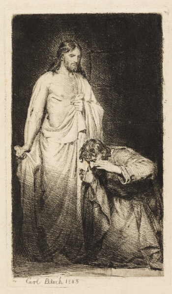 Carl Bloch, Kristus og den vantro Thomas