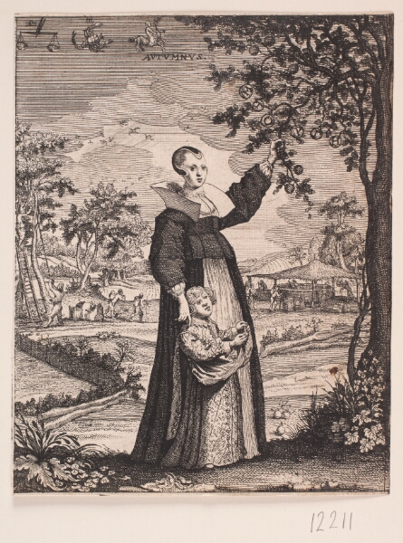 Albert Haelwegh, Efteråret. Portræt af Simon Paullis hustru, Elisabeth Fabricius