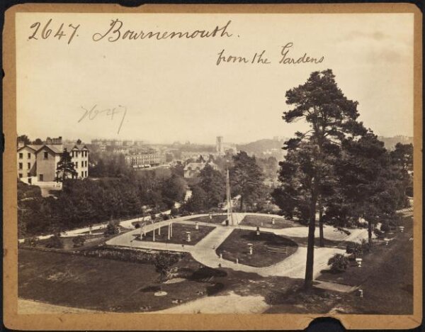 Francis Frith, Bournemouth from the Gardens
