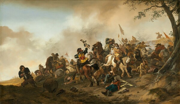Philips Wouwerman, Battle Scene