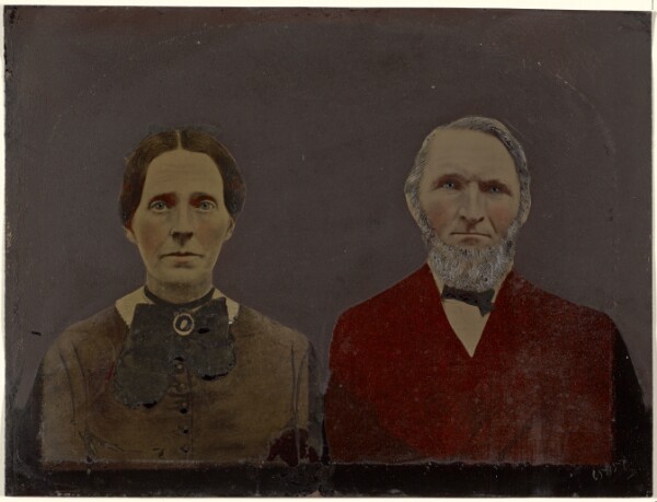 Unknown, [Portrait of man and woman]