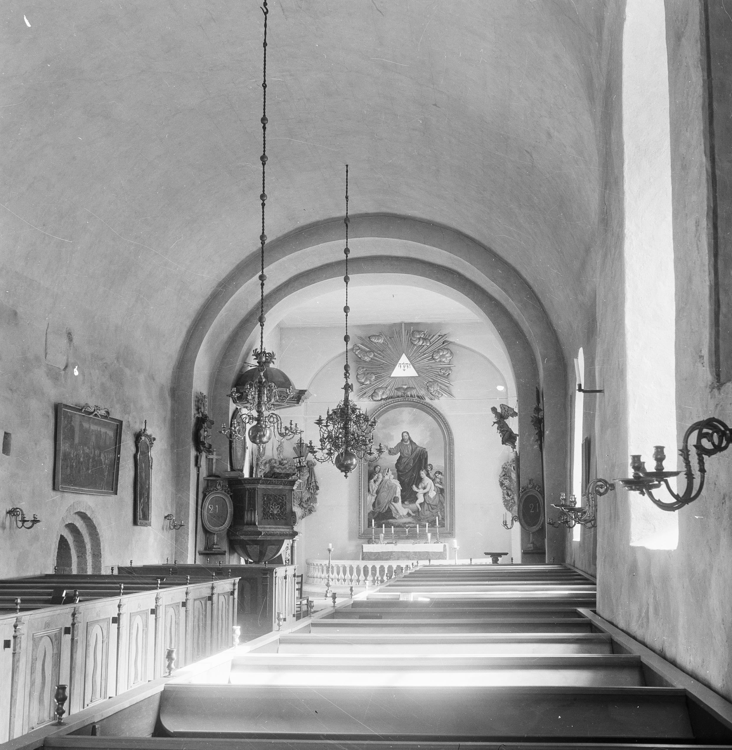 Nils Lagergren, Lovö kyrka