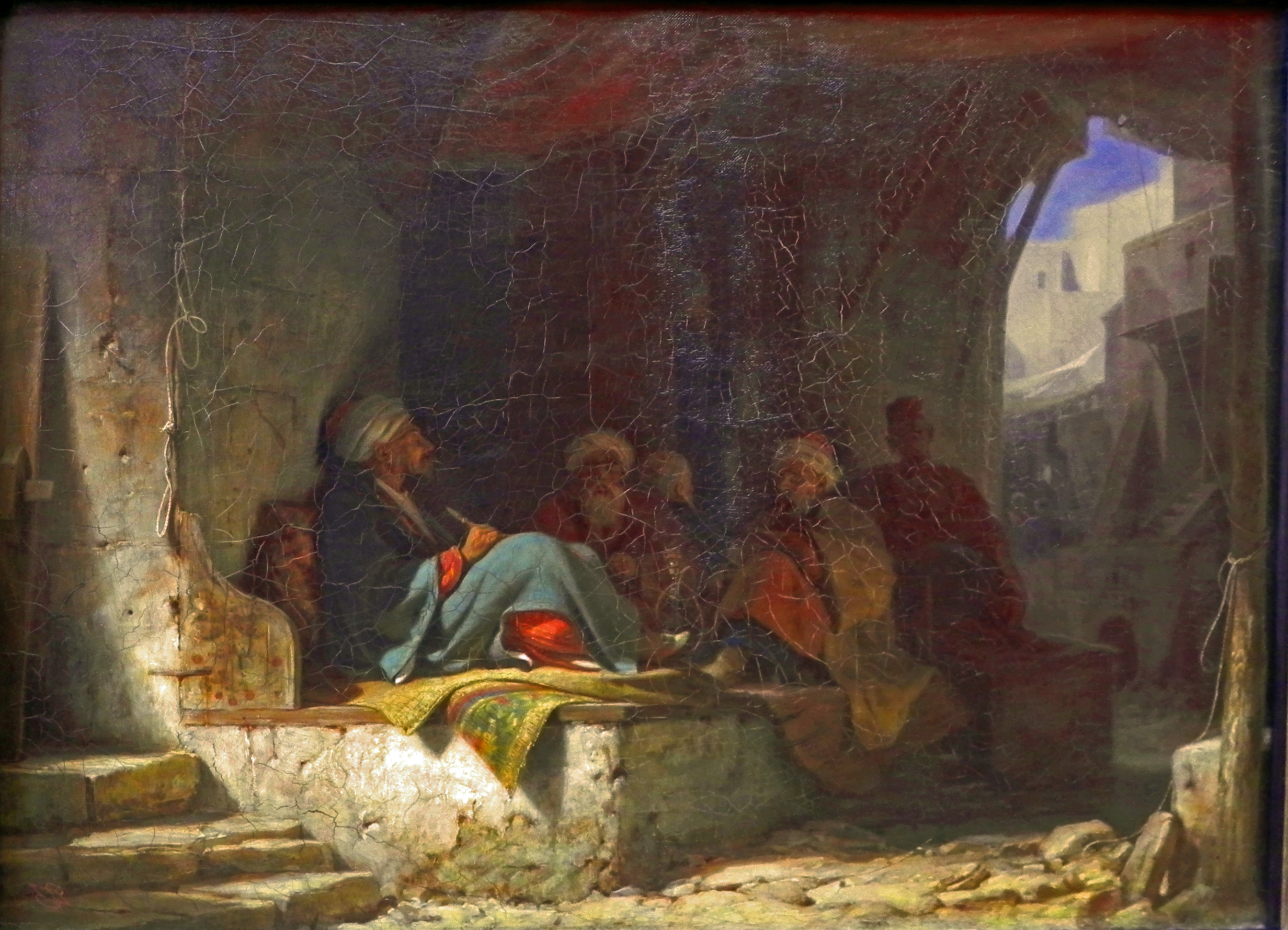 Carl Spitzweg, Türken in einem Kaffeehaus