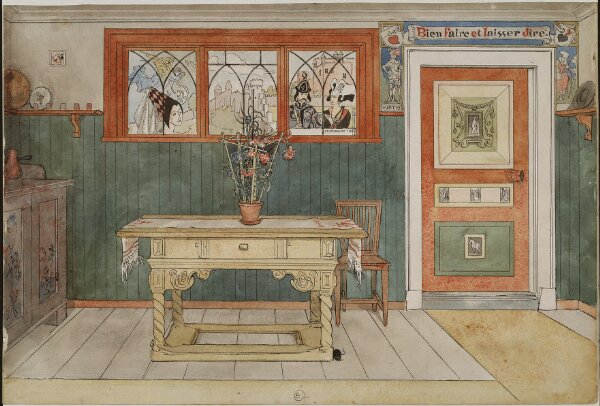 Carl Larsson, Matsalen. Ur Ett hem (26 akvareller)