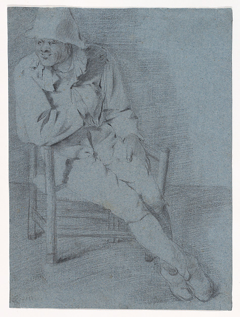 Cornelis Bega, Study of a seated man, one hand resting inside his jacket (recto); Unfinished study on a seated man (verso)