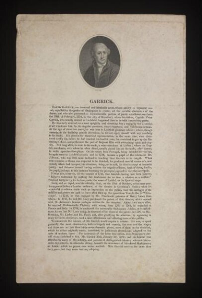 unknown, Garrick