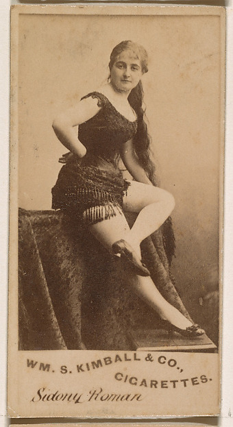 William S. Kimball & Company, Sidony Roman, from the Actresses series (N203) issued by Wm. S. Kimball & Co.