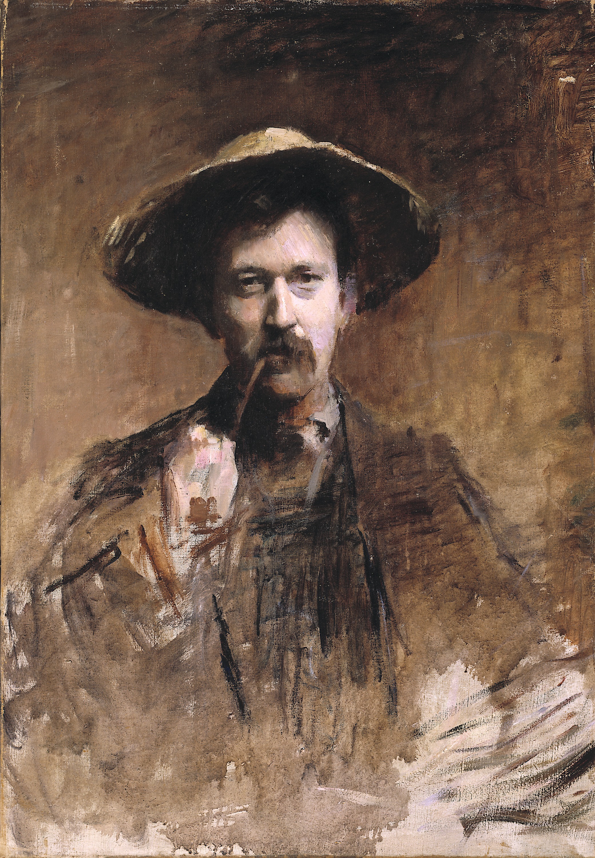 Frank Edwin Scott, Portrait du peintre par lui-meme