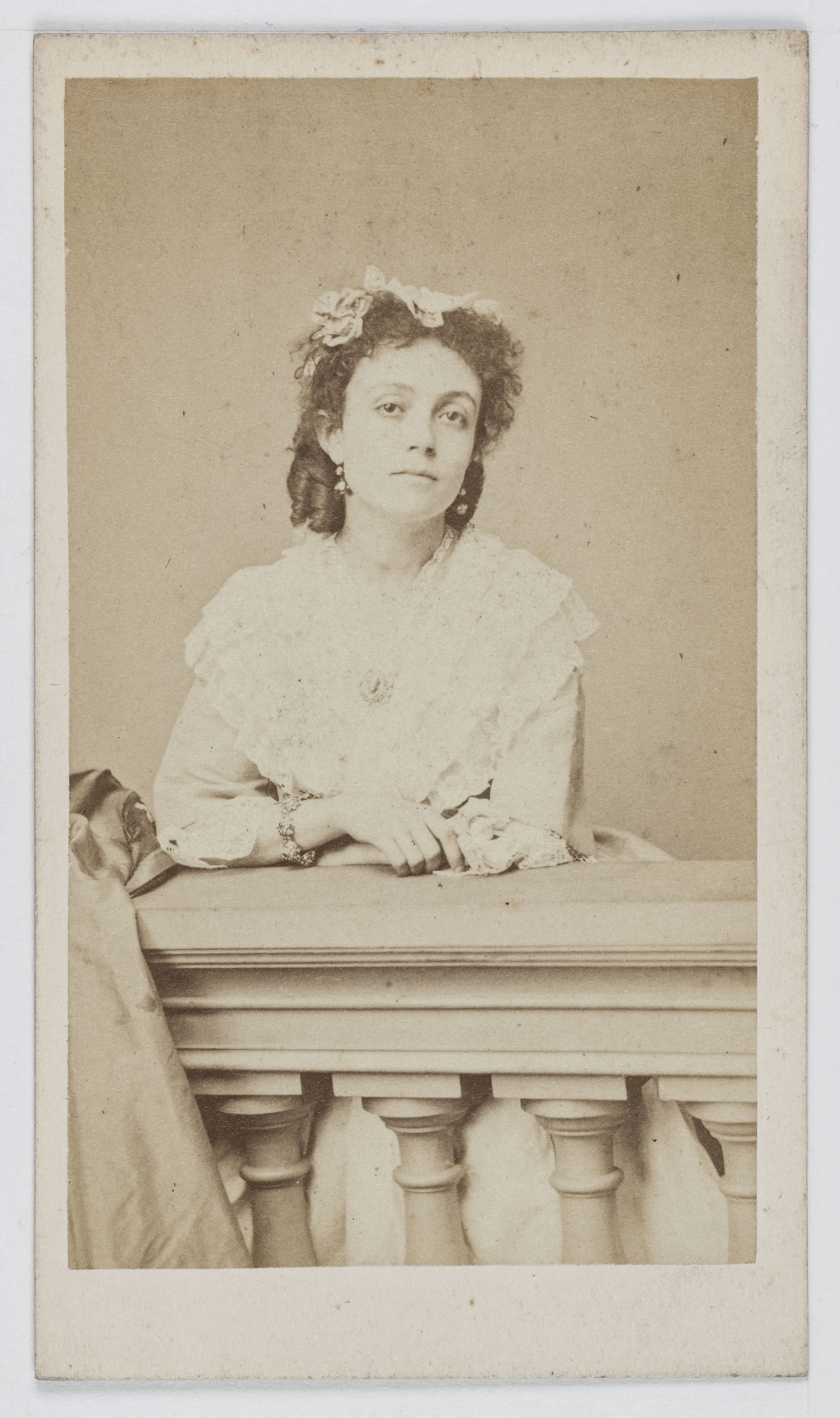 Anonyme, Portrait de Tafanel, actrice au Théâtre des Bouffes-Parisiens en 1860.