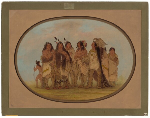 George Catlin, Distinguished Crow Indians