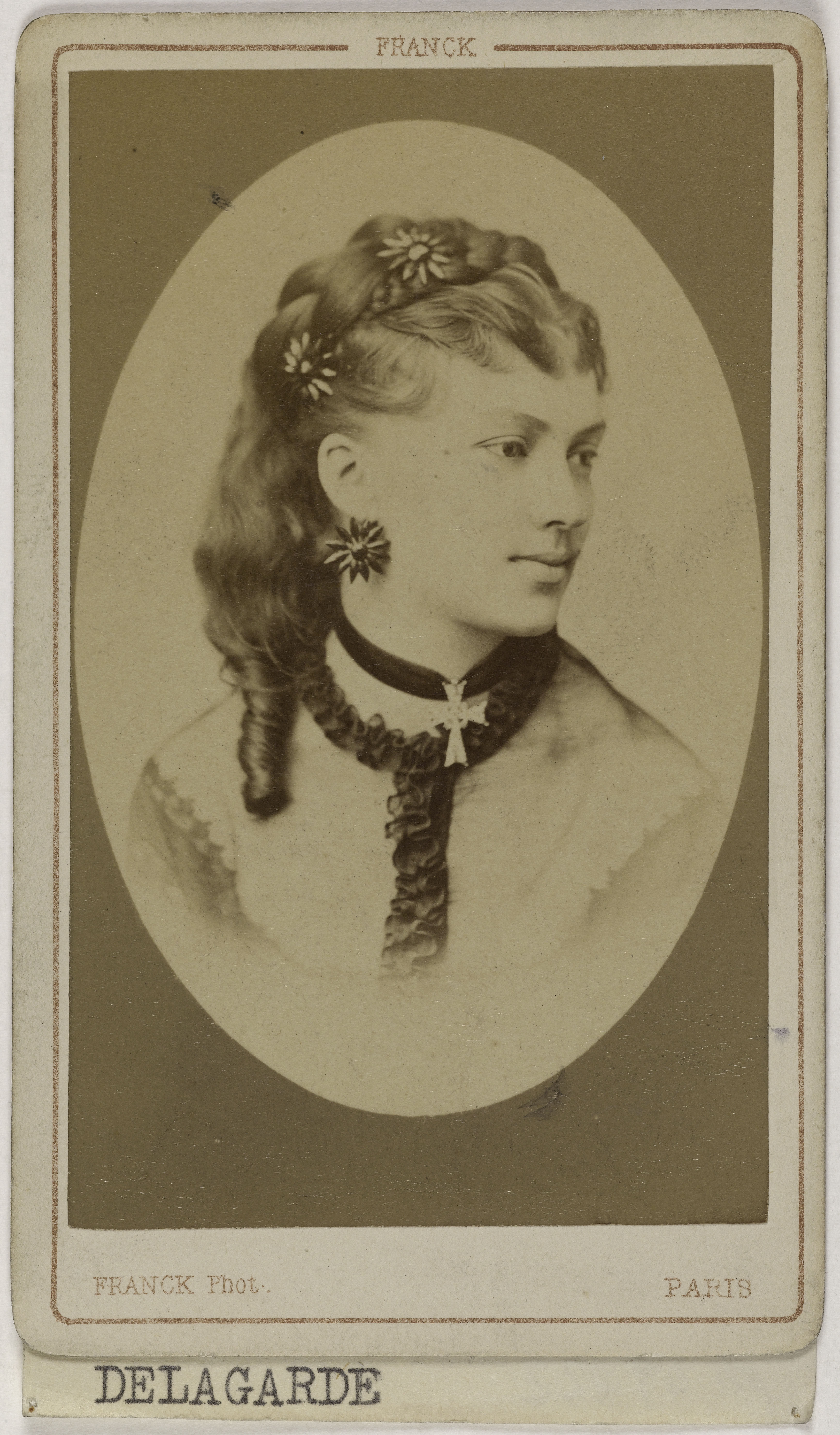 Franck, Portrait de Delagarde (actrice)