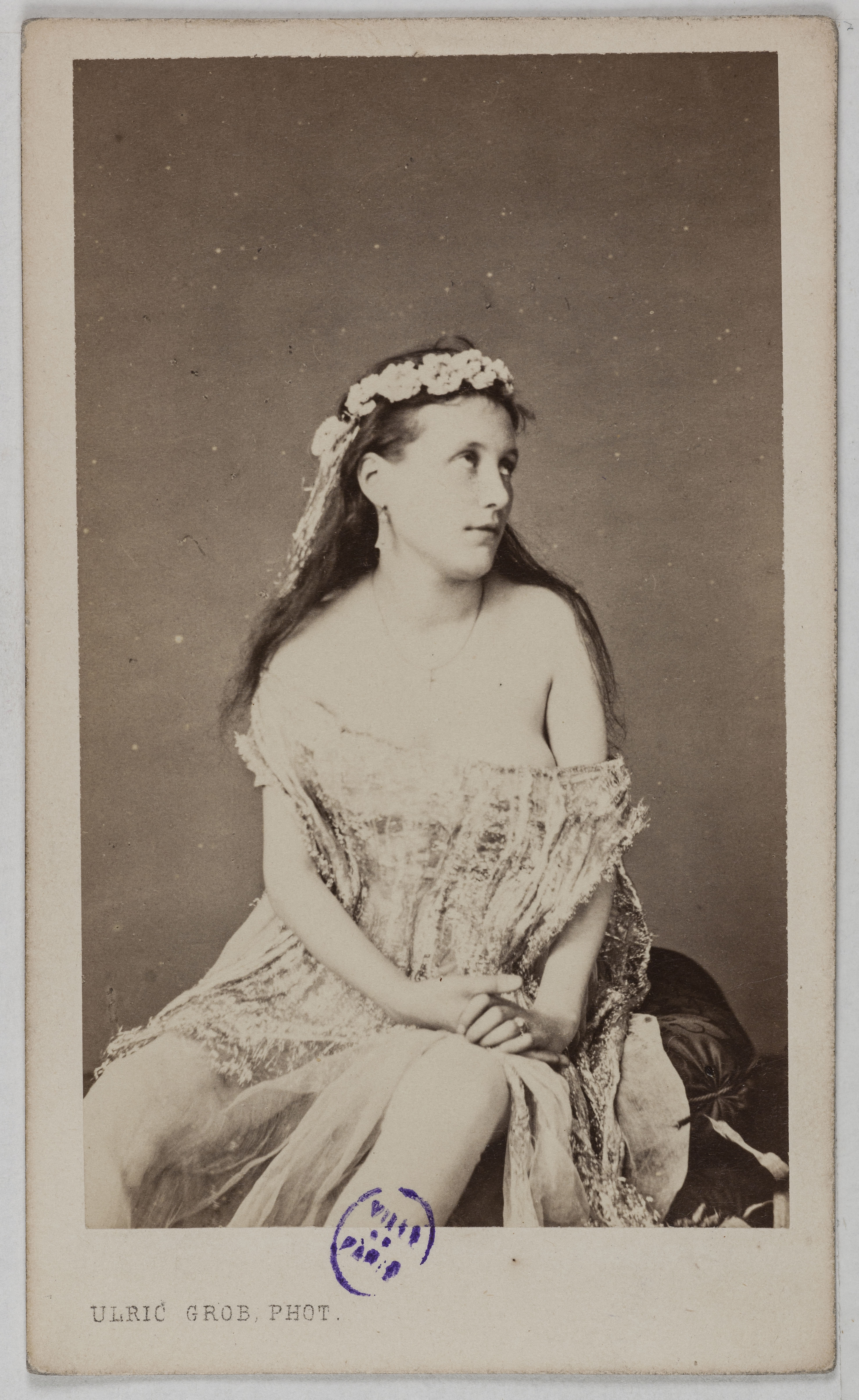 Ulric Grob, Portrait de Josepha (actrice au théâtre de l'Ambigü)