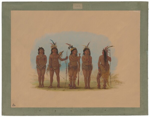 George Catlin, Five Caribbe Indians