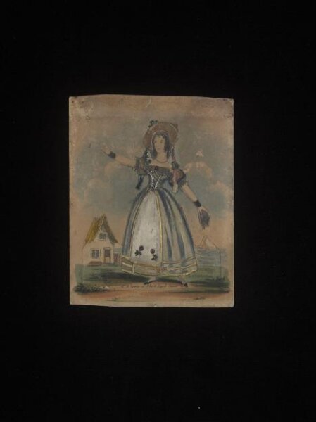 unknown, Mrs. H. Vining as Black Eyed Susan