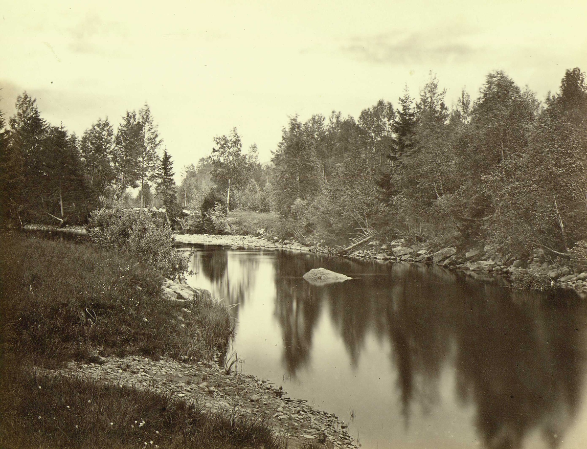 Henry Rosling, Landskap, Sauland, Hjartdal, Telemark. Fra serie norske landskapsfotografier tatt av den engelske fotografen Henry Rosling (1828-1911).