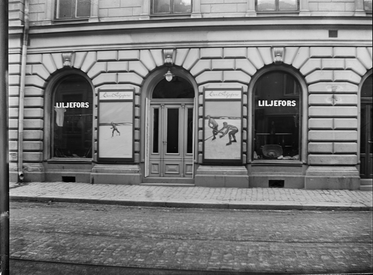 Carl Liljefors, Carl Liljefors sports affair, Råteret Carl, Vaksalagatan, Uppsala, probably 1918 - 1928