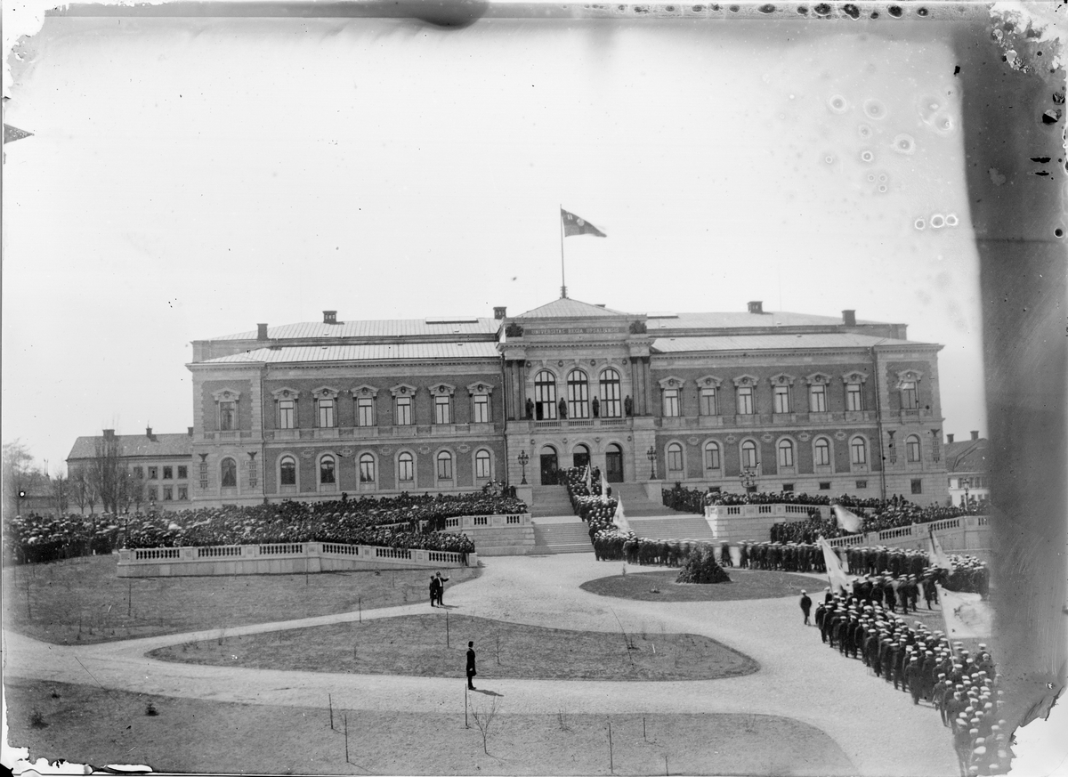 Henri Osti's Fotografiateliér, Universitetshuset invigs, Uppsala 1887