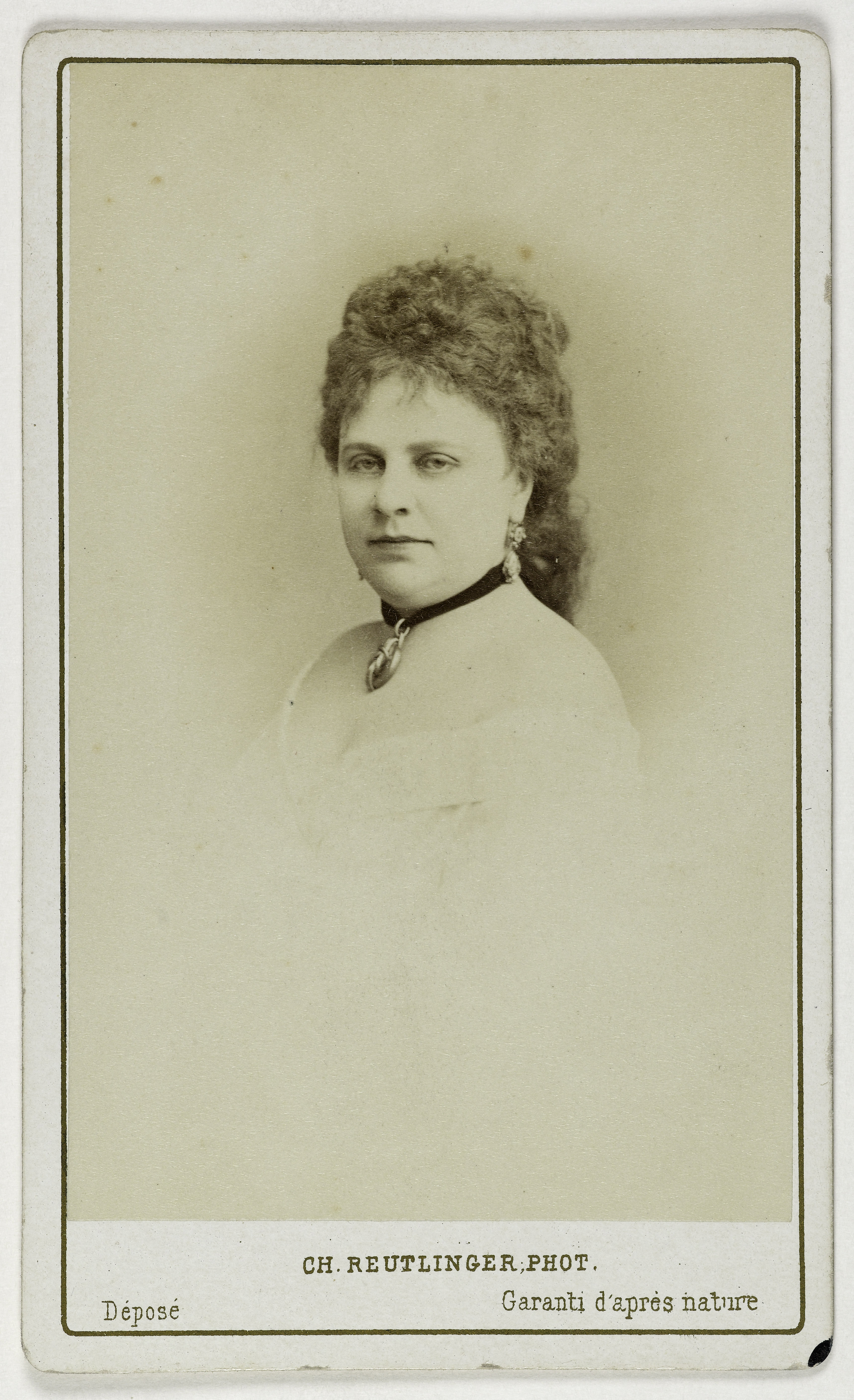 Charles Reutlinger, Portrait de Gueymard Pauline, (1834-), (actrice, chanteuse lyrique)