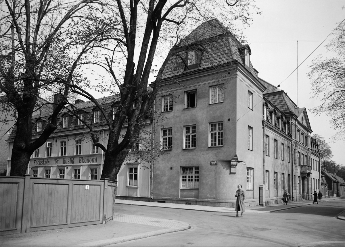 Paul Sandberg, Fackskolan för huslig ekonomi, Trädgårdsgatan 14, Uppsala 1938