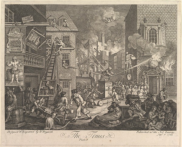 William Hogarth, The Times, Plate 1