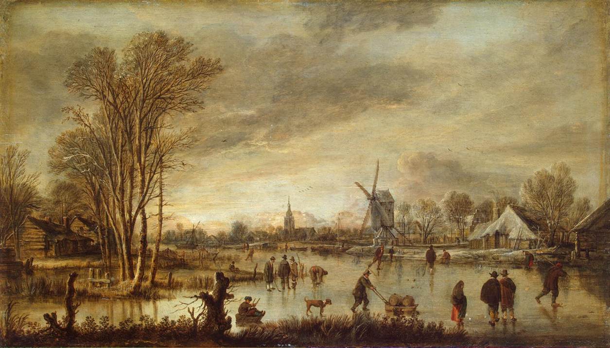Aert van der Neer, River in Winter