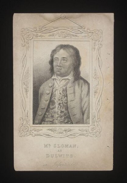 Unknown, Mr Sloman as Dulwitz in Infanticide