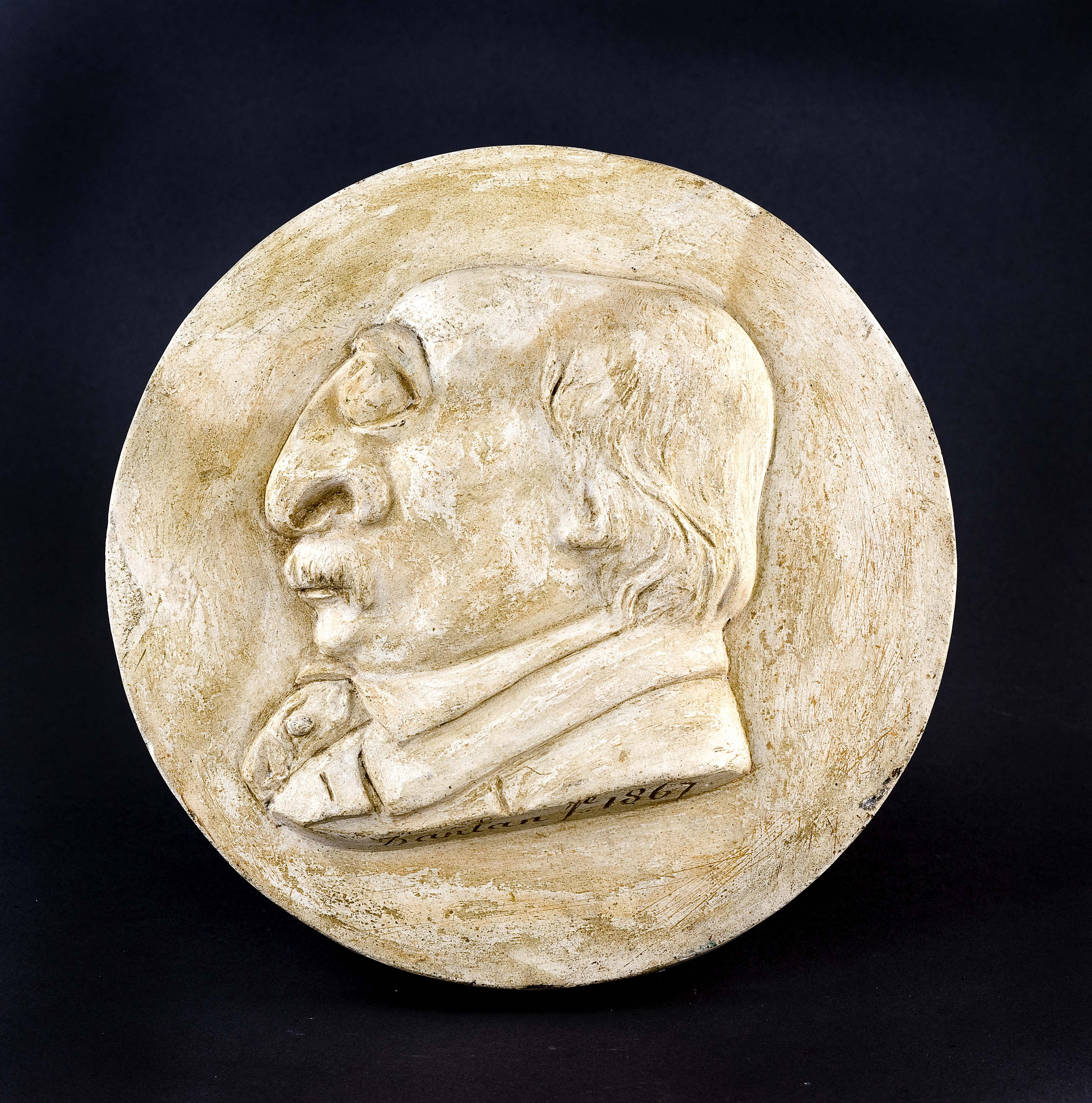 Jean Pierre Dantan, Portrait-charge de Léon Escudier (1821-1881), éditeur de musique