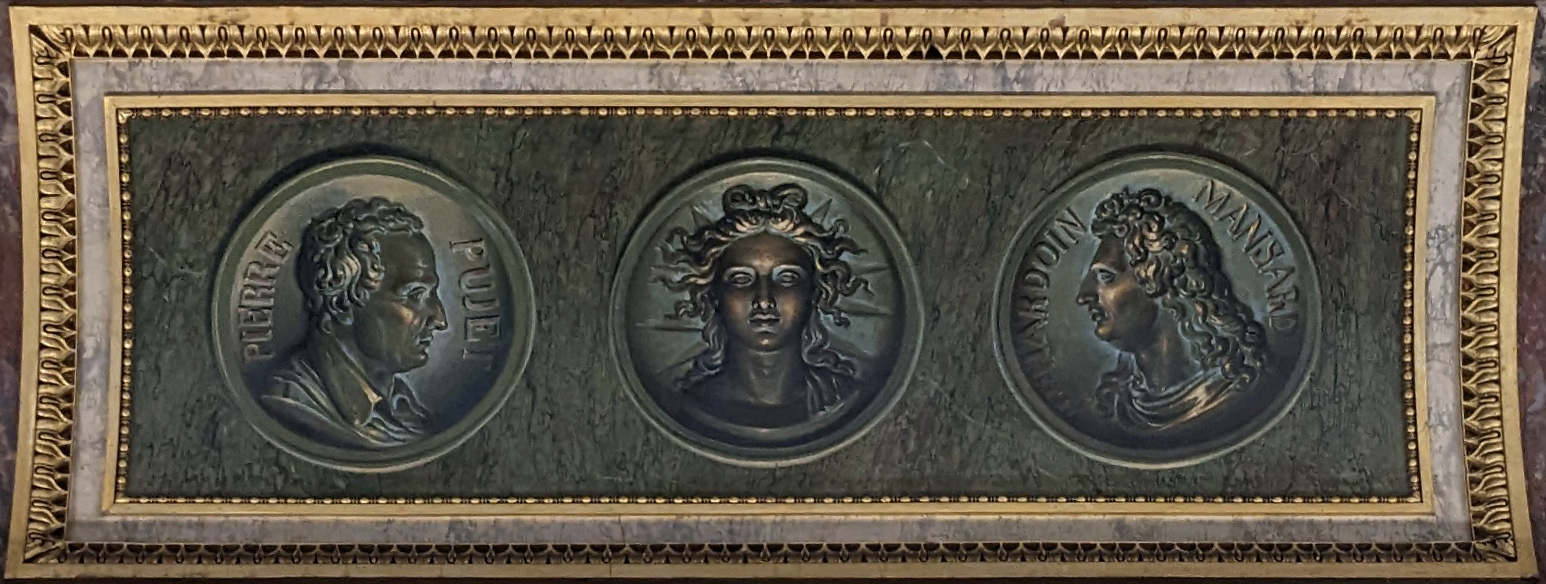 Nicolas Gosse, Medallions of Puget and Mansart
