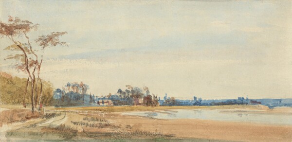 Richard Parkes Bonington, The Salt Marshes near Trouville