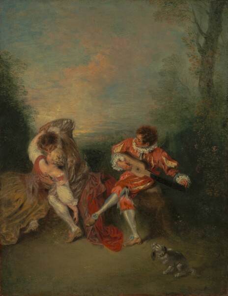 Jean-Antoine Watteau, La Surprise