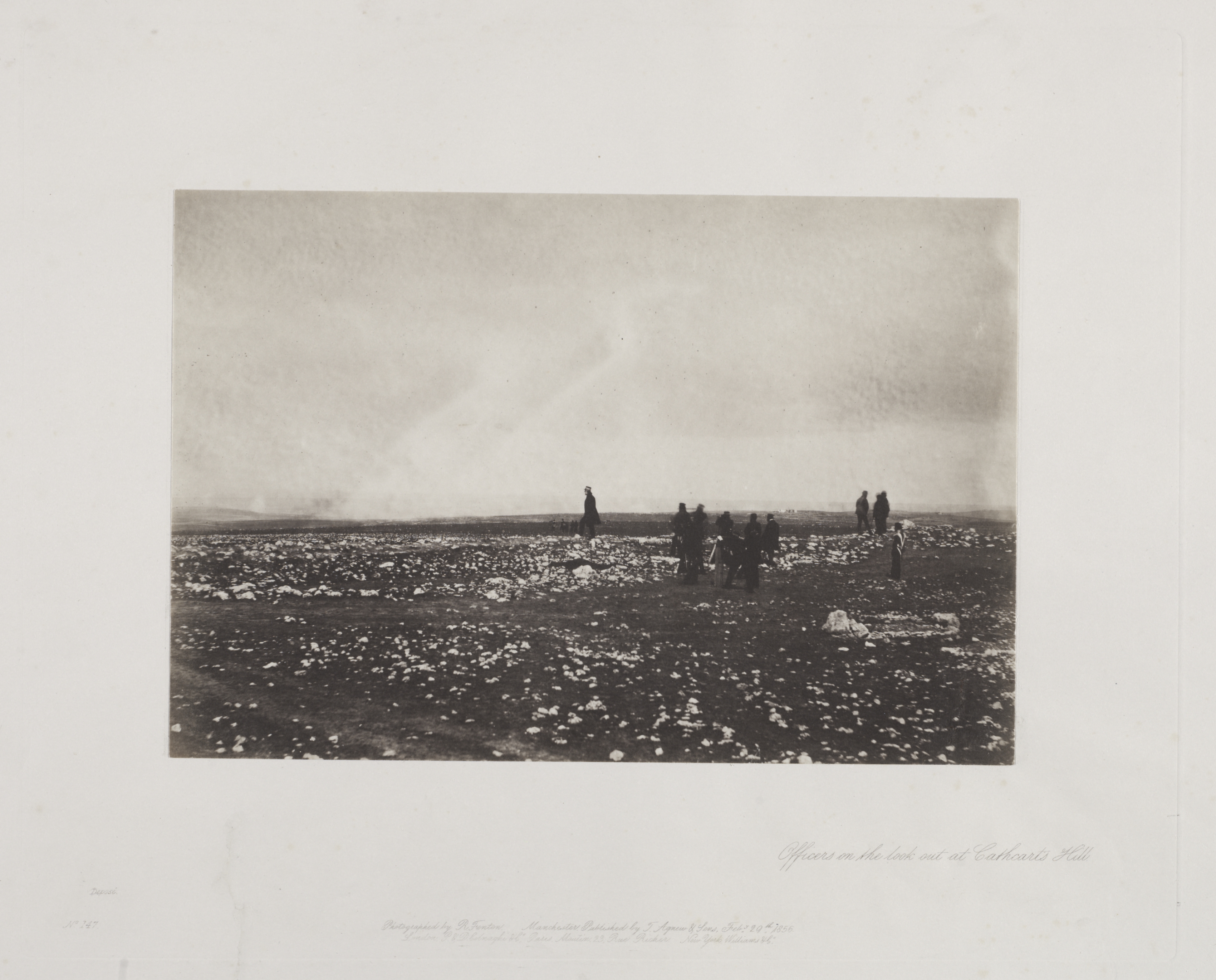 Roger Fenton, Officers on the Lookout at Cathcart's Hill