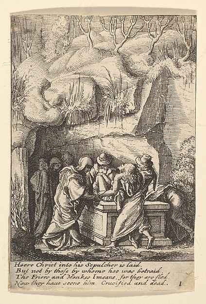 Wenceslaus Hollar, Entombment