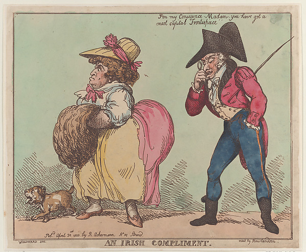 Thomas Rowlandson, An Irish Compliment