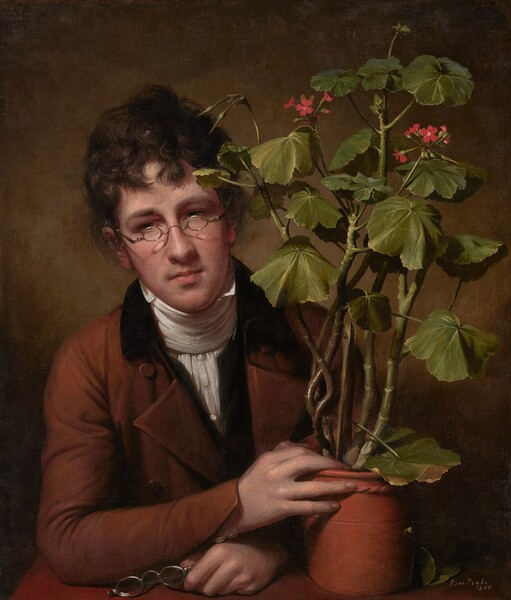 Rembrandt Peale, Rubens Peale with a Geranium