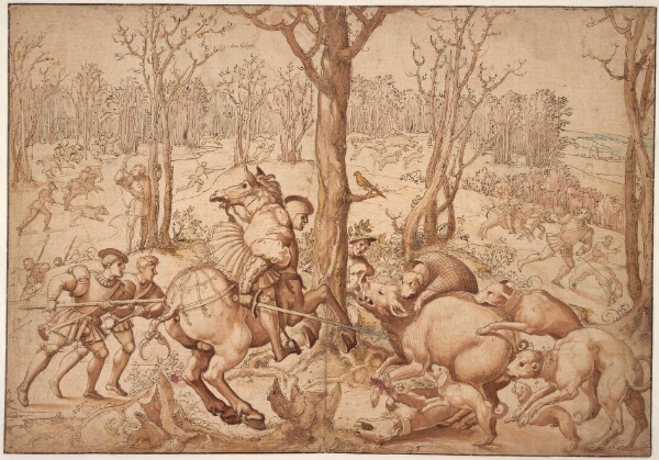 Bernard van Orley, Vildsvinejagten