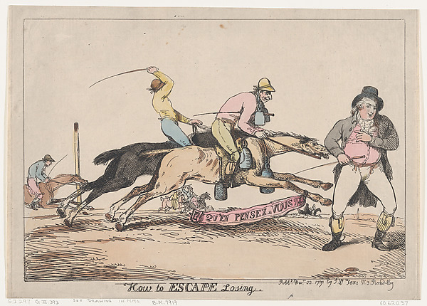 Thomas Rowlandson, How to Escape Losing
