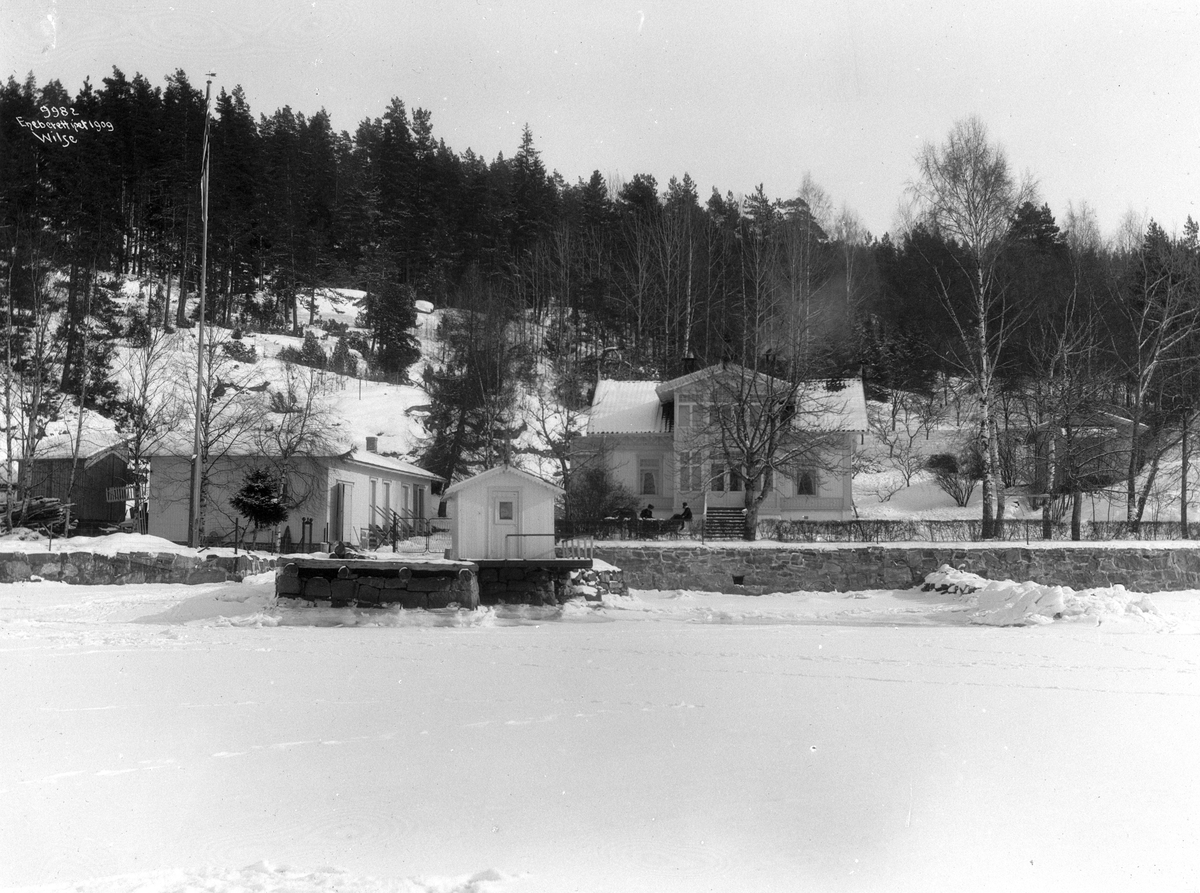 Anders Beer Wilse, Prot: Roald Amundsen - Villa fra sjøen 7/3 1909