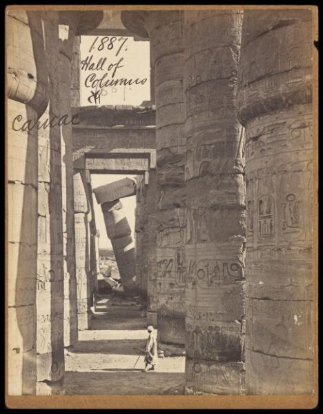 Francis Frith, Hall of Columns.  Carnac