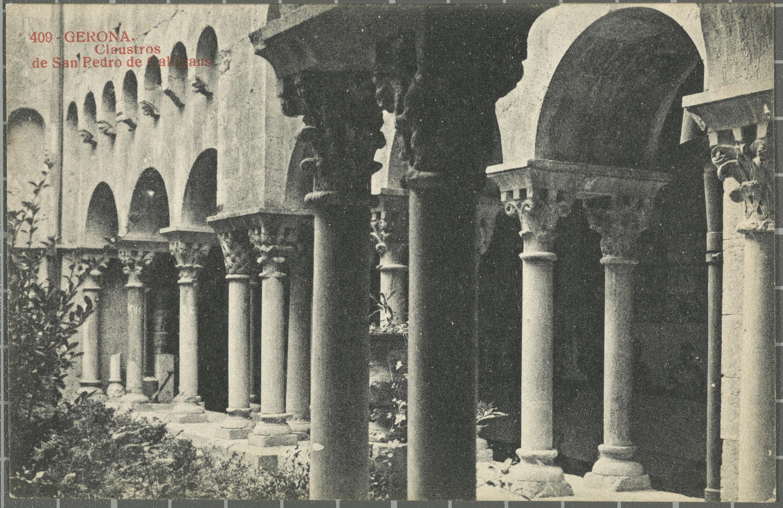Desconegut, 409-Gerona. Claustros de San Pedro de Galligáns