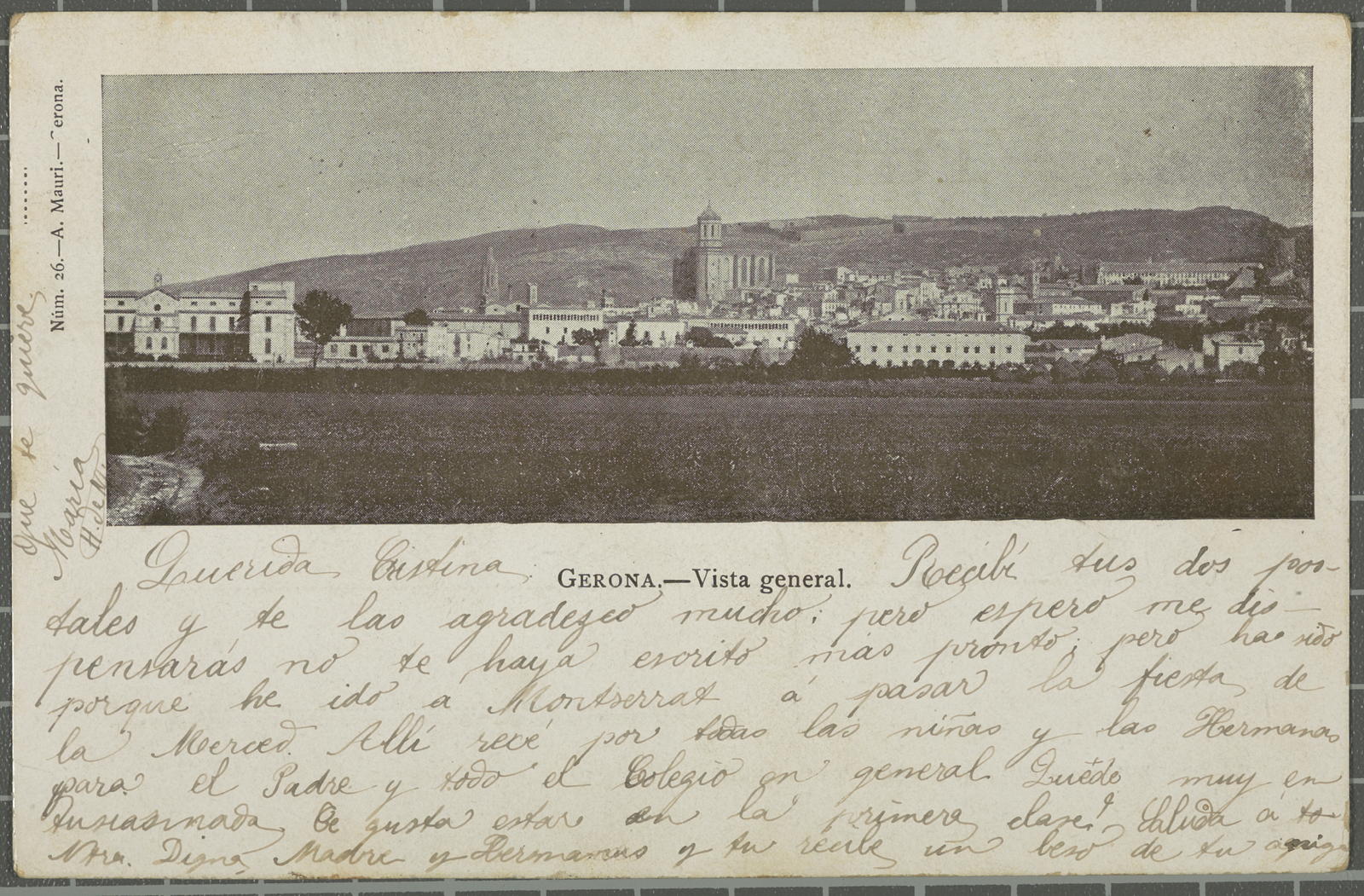 Amadeu Mauri Aulet, Gerona.-Vista general
