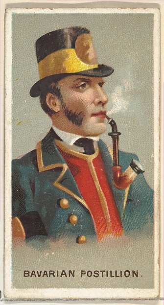 Allen & Ginter, Bavarian Postillion, from World's Smokers series (N33) for Allen & Ginter Cigarettes