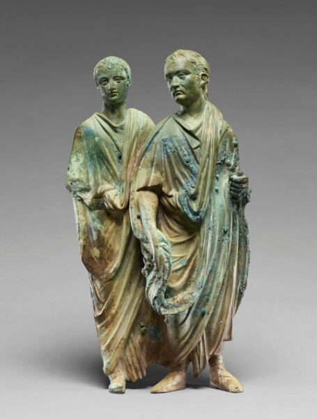 Unknown, Relief Fragment of Two Men