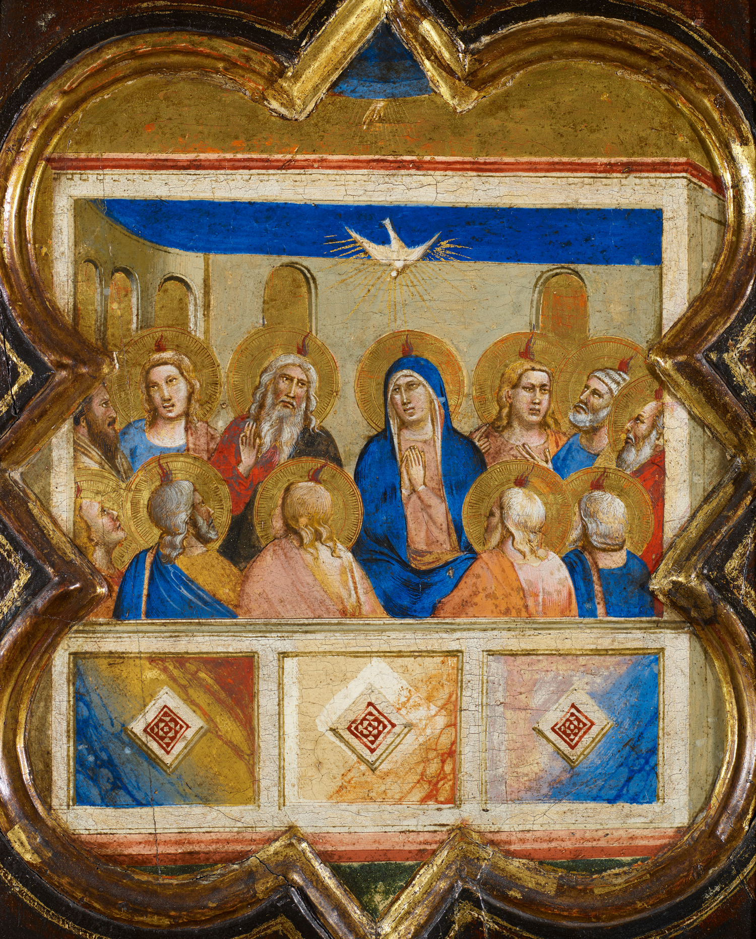 Taddeo Gaddi, The outpouring of the Holy Spirit