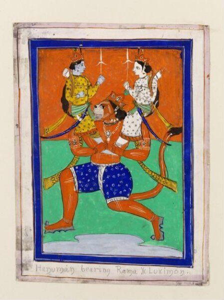 Unknown, Hanuman, Rama and Laksmana