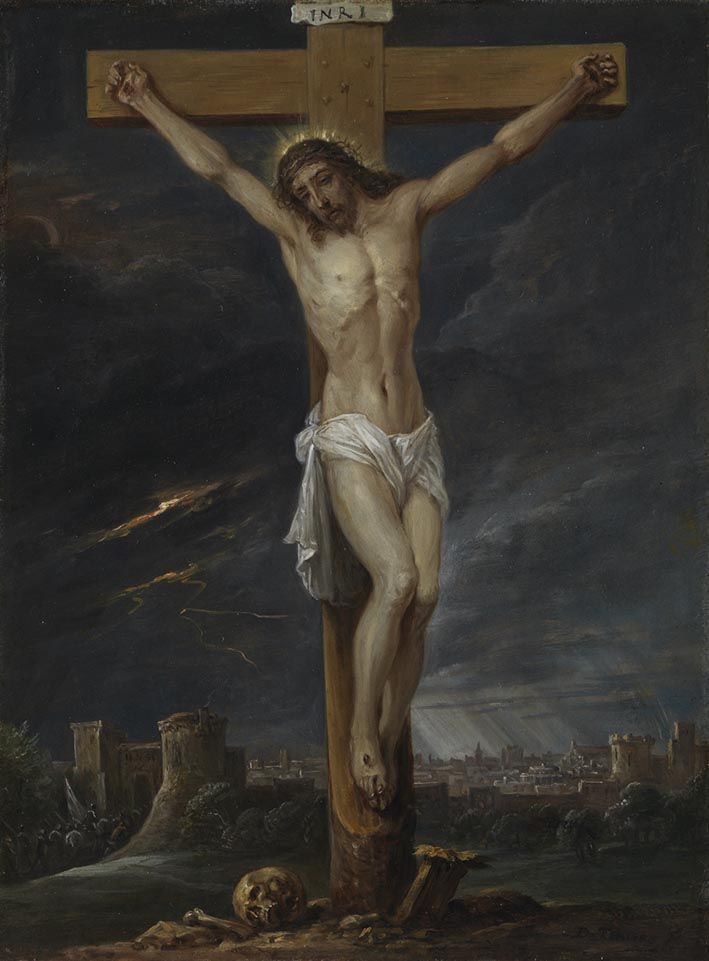 David Teniers the Younger, The fifteen secrets of the rosary: Christ on the cross