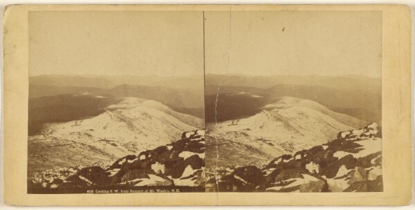 Edward Bierstadt, Looking S.W. from Summit of Mt. Wash'n, N.H.