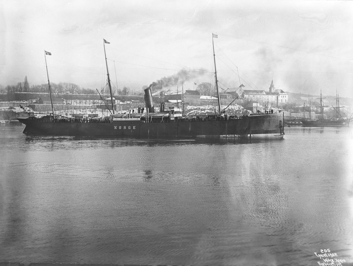 Anders Beer Wilse, Prot: Akershus Slot Mars 1901