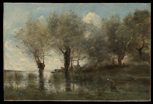 Camille Corot, A Pond in Picardy