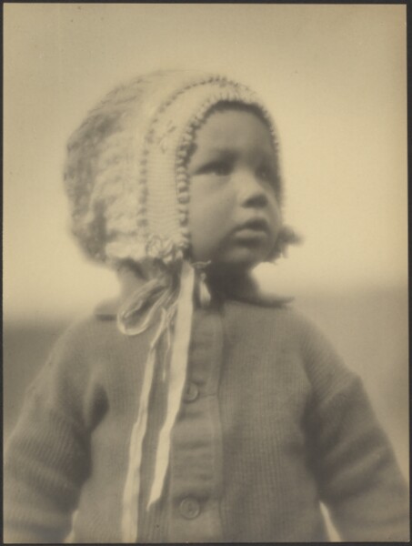 Louis Fleckenstein, [Portrait of a Child Wearing a Bonnet]