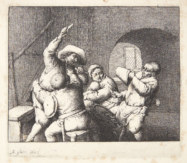 Adriaen van Ostade, Bønder, der slås